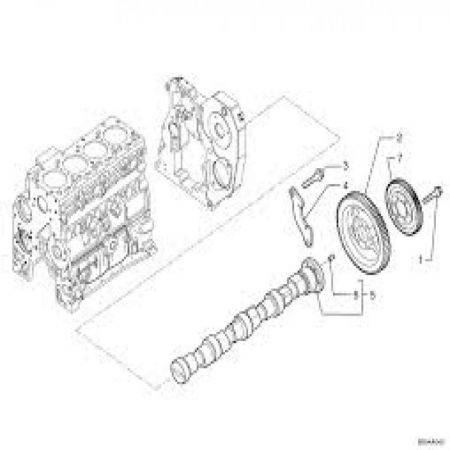 Eksantirik Mili - Cam shaft lb90, lb110, lb115